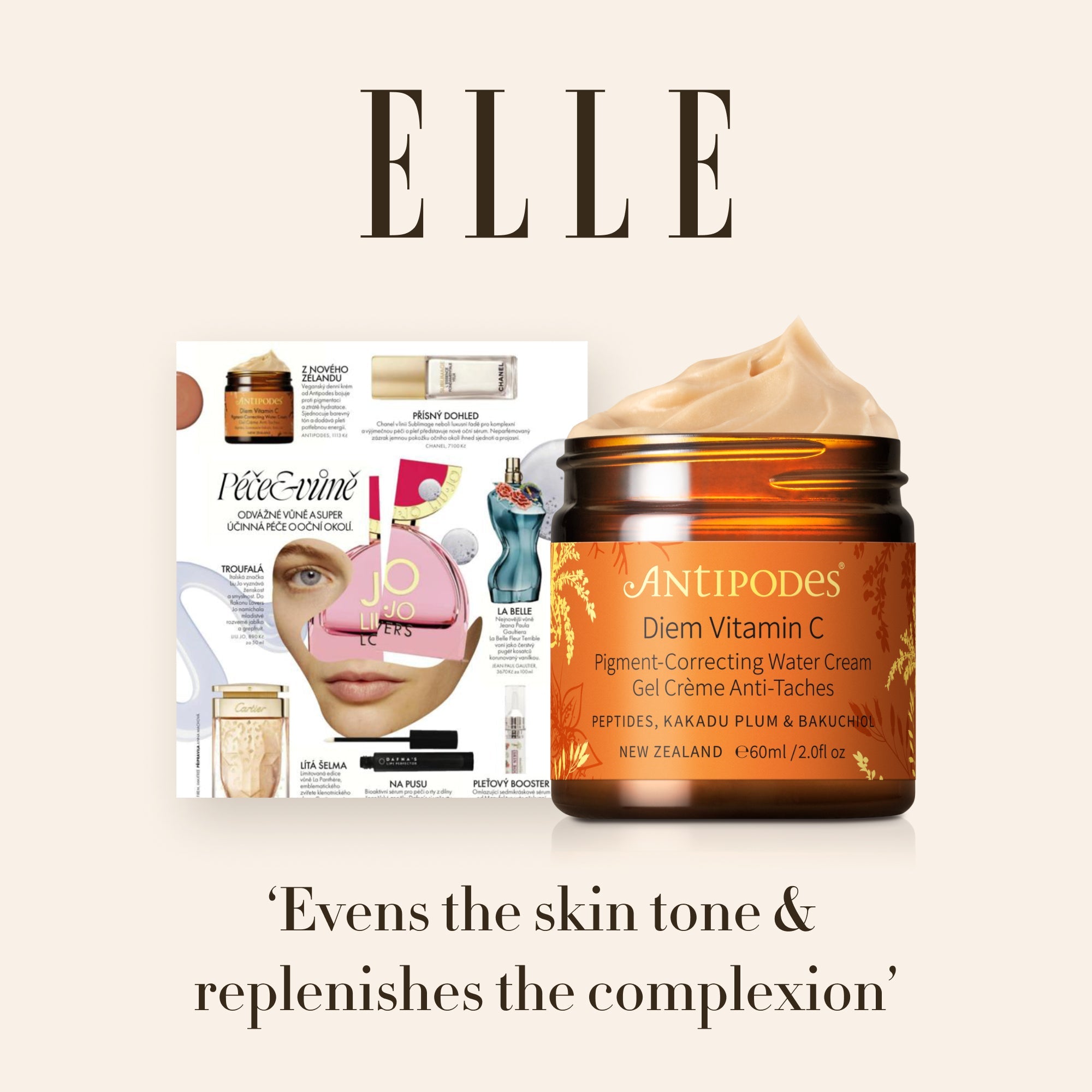 Diem Vitamin C Pigment-Correcting Water Cream 60ml