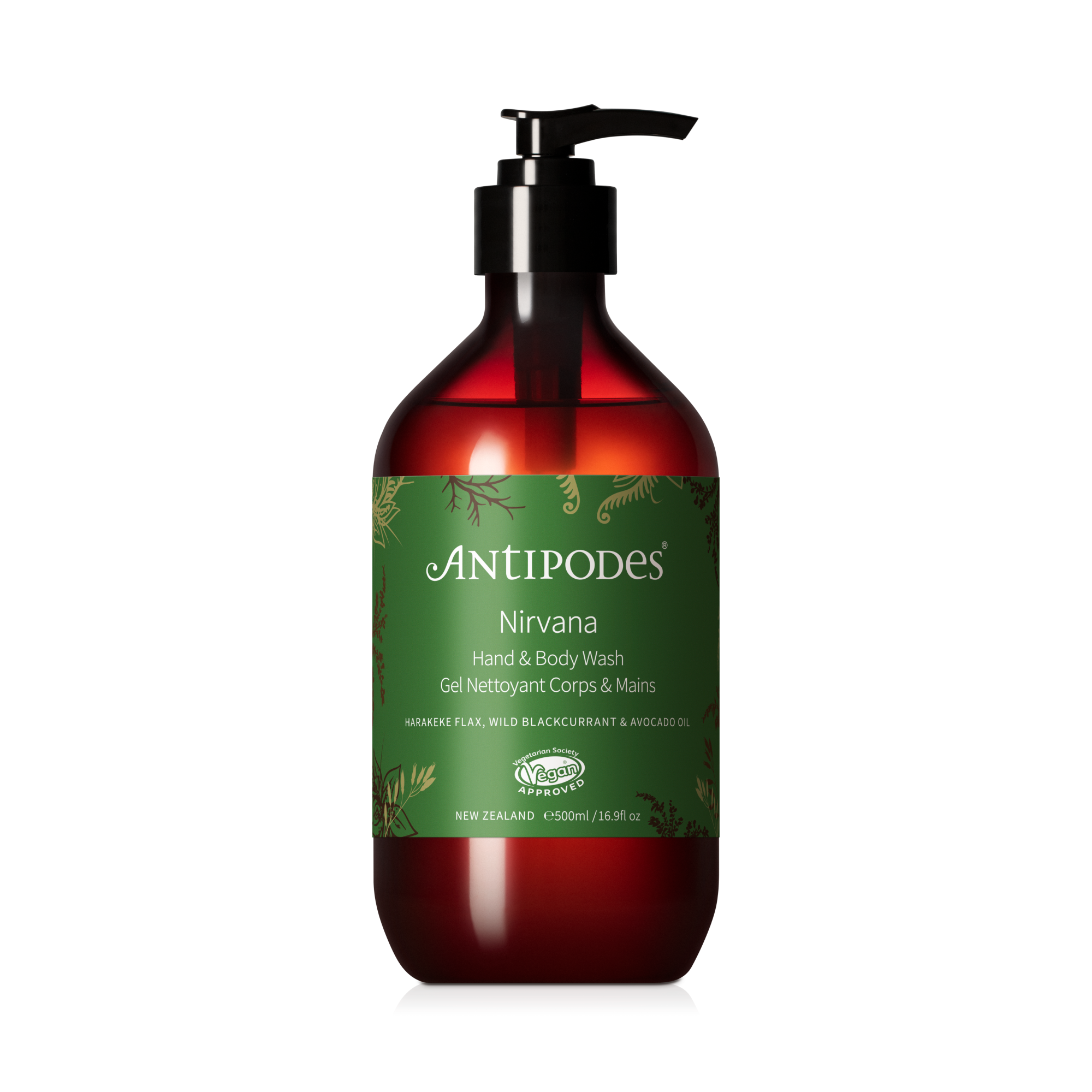 Nirvana 芙蓉花潤澤洗手沐浴露500毫升